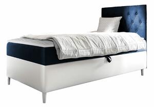 Boxspring postelja Baltimore 171, 80x200, Eko usnje, Blago, Na voljo, 82x208x115cm