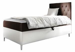 Boxspring postelja Baltimore 171, 80x200, Eko usnje, Blago, Na voljo, 82x208x115cm