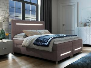 Boxspring postelja Baltimore 174, 160x200, Blago, Posteljno dno, 160x212x120cm, Vzmetnica