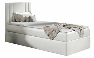 Boxspring postelja Baltimore 179, 100x200, Eko usnje, Posteljno dno, 102x208x103cm, Vzmetnica