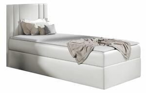 Boxspring postelja Baltimore 179, 90x200, Eko usnje, Posteljno dno, 92x208x103cm, Vzmetnica