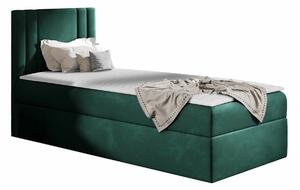 Boxspring postelja Baltimore 179, 90x200, Blago, Posteljno dno, 92x208x103cm, Vzmetnica