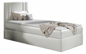 Boxspring postelja Baltimore 179, 90x200, Eko usnje, Posteljno dno, 92x208x103cm, Vzmetnica