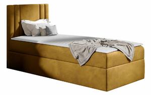 Boxspring postelja Baltimore 179, 90x200, Blago, Posteljno dno, 92x208x103cm, Vzmetnica