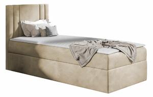 Boxspring postelja Baltimore 179, 100x200, Blago, Posteljno dno, 102x208x103cm, Vzmetnica