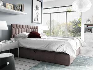 Boxspring postelja Baltimore 181, 140x200, Blago, Na voljo, 140x208x103cm