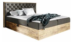 Boxspring postelja Baltimore 182, 180x200, Blago, Posteljno dno, 190x211x105cm, Vzmetnica