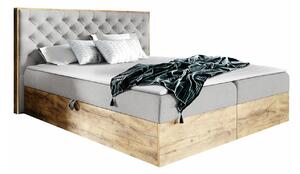 Boxspring postelja Baltimore 182, 160x200, Blago, Posteljno dno, 170x211x105cm, Vzmetnica