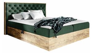 Boxspring postelja Baltimore 182, 160x200, Blago, Posteljno dno, 170x211x105cm, Vzmetnica