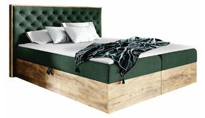 Boxspring postelja Baltimore 182, 140x200, Blago, Posteljno dno, 150x211x105cm, Vzmetnica