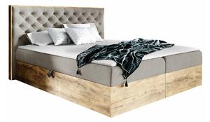 Boxspring postelja Baltimore 182, 180x200, Blago, Posteljno dno, 190x211x105cm, Vzmetnica