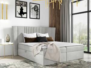 Boxspring postelja Baltimore 184, 180x200, Blago, Posteljno dno, 233x214x103cm, Vzmetnica