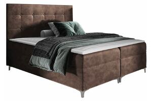 Boxspring postelja Baltimore 185, 120x200, Blago, Posteljno dno, 125x208x112cm, Vzmetnica