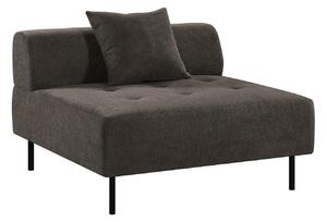 Modularni fotelj Riverton 709, Siva, 103x103x67cm, Noge: Kovina