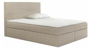 Boxspring postelja Baltimore 163, 140x200, Blago, Posteljno dno, 140x213x120cm, Vzmetnica