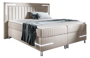 Boxspring postelja Baltimore 188, 200x200, Blago, Posteljno dno, 232x211x120cm, Vzmetnica, Bor