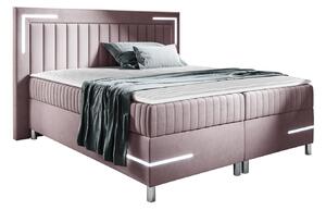 Boxspring postelja Baltimore 188, 180x200, Blago, Posteljno dno, 212x211x120cm, Vzmetnica, Bor