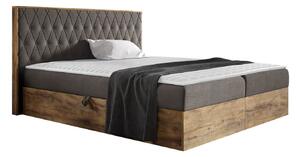 Boxspring postelja Baltimore 190, 160x200, Blago, Na voljo, 168x208x103cm