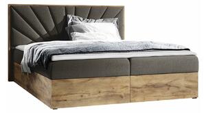 Boxspring postelja Baltimore 191, 120x200, Blago, Na voljo, 128x208x103cm