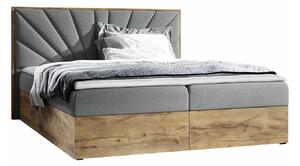 Boxspring postelja Baltimore 191, 120x200, Blago, Na voljo, 128x208x103cm