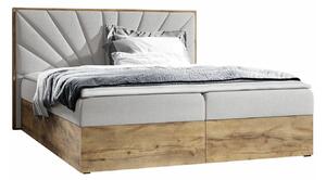 Boxspring postelja Baltimore 191, 120x200, Blago, Na voljo, 128x208x103cm