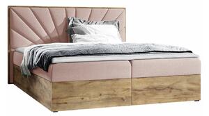 Boxspring postelja Baltimore 191, 180x200, Blago, Posteljno dno, 188x208x103cm, Vzmetnica