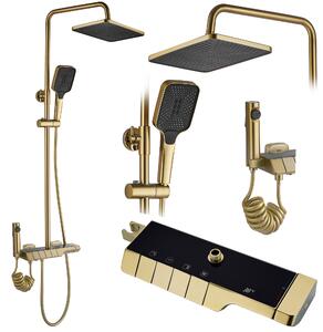 Termostatski set za prhanje REA ROB Brushed Gold