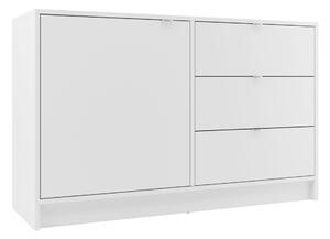 Komoda Comfivo P100, Bela, 80x130x45cm