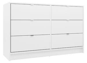 Komoda Comfivo P102, Bela, 80x130x45cm