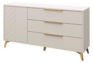 Komoda Comfivo Y100, Beige, 80x154x40cm