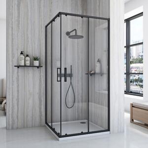 Rea City 80x80 tuš kabina Black