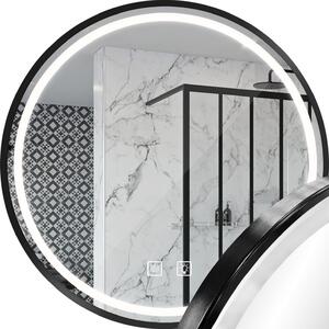 Stensko ogledalo LED 70cm MMJ Black