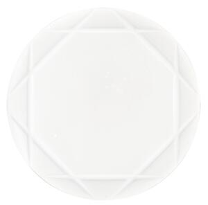 F.A.N. Europe LED stropna svetilka Elixir, Ø 30 cm, bela, plastika, CCT, Bela, Dnevna soba / jedilnica, Plastika, Sodobni
