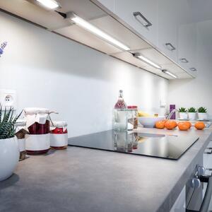 B.K. Licht LED-svetilka za spodnji del omarice Gina, srebrna, 2700 K/4000 K, Kovinska, Kuhinja, Plastika
