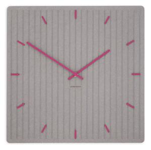 Stenska ura Luxhora Lineara Light Grey 11 barv kazalcev