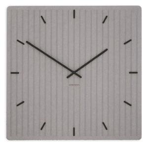 Stenska ura Luxhora Lineara Light Grey 11 barv kazalcev