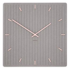 Stenska ura Luxhora Lineara Light Grey 11 barv kazalcev