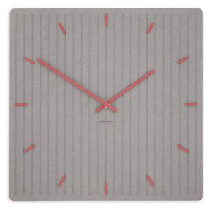 Stenska ura Luxhora Lineara Light Grey 11 barv kazalcev