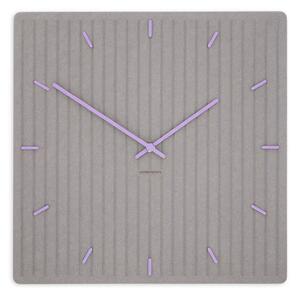 Stenska ura Luxhora Lineara Light Grey 11 barv kazalcev