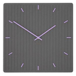 Stenska ura Luxhora Lineara Black 11 barv kazalcev