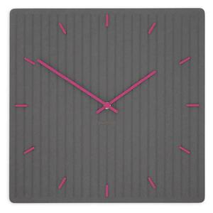 Stenska ura Luxhora Lineara Black 11 barv kazalcev