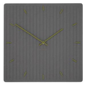 Stenska ura Luxhora Lineara Black 11 barv kazalcev