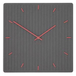 Stenska ura Luxhora Lineara Black 11 barv kazalcev