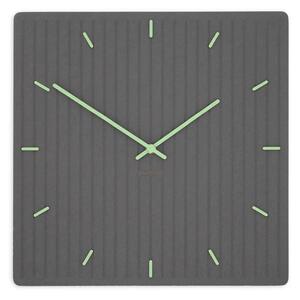 Stenska ura Luxhora Lineara Black 11 barv kazalcev