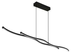 Globo LED viseča svetilka Boyd (30 W, Višina: 120 cm, Toplo bela, Črna)