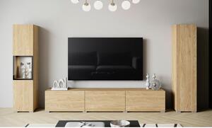 DNEVNI REGAL, barve hrasta