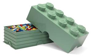 Khaki zelena škatla za shranjevanje LEGO®