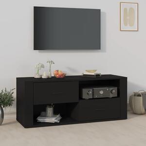 VidaXL TV omarica črna 100x35x40 cm inženirski les