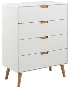 KOMODA, bela, barve hrasta