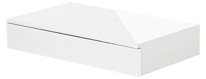 Dolle Stenski regal (Do x Š x V: 48 x 28 x 8 cm, Bele barve, Sijaj)